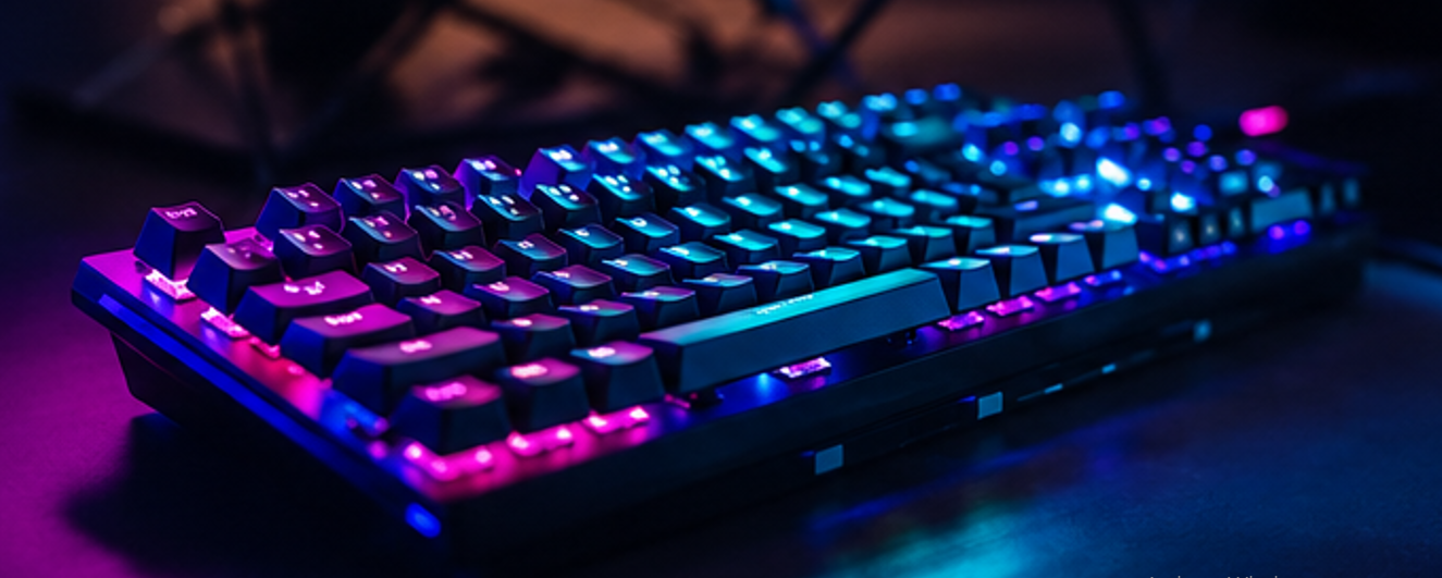 RGB Mechanical Gaming Keyboard – Compact USB Wired Backlit Keyboard