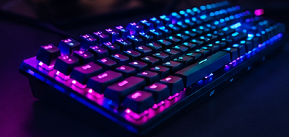 RGB Mechanical Gaming Keyboard – Compact USB Wired Backlit Keyboard - Image 2
